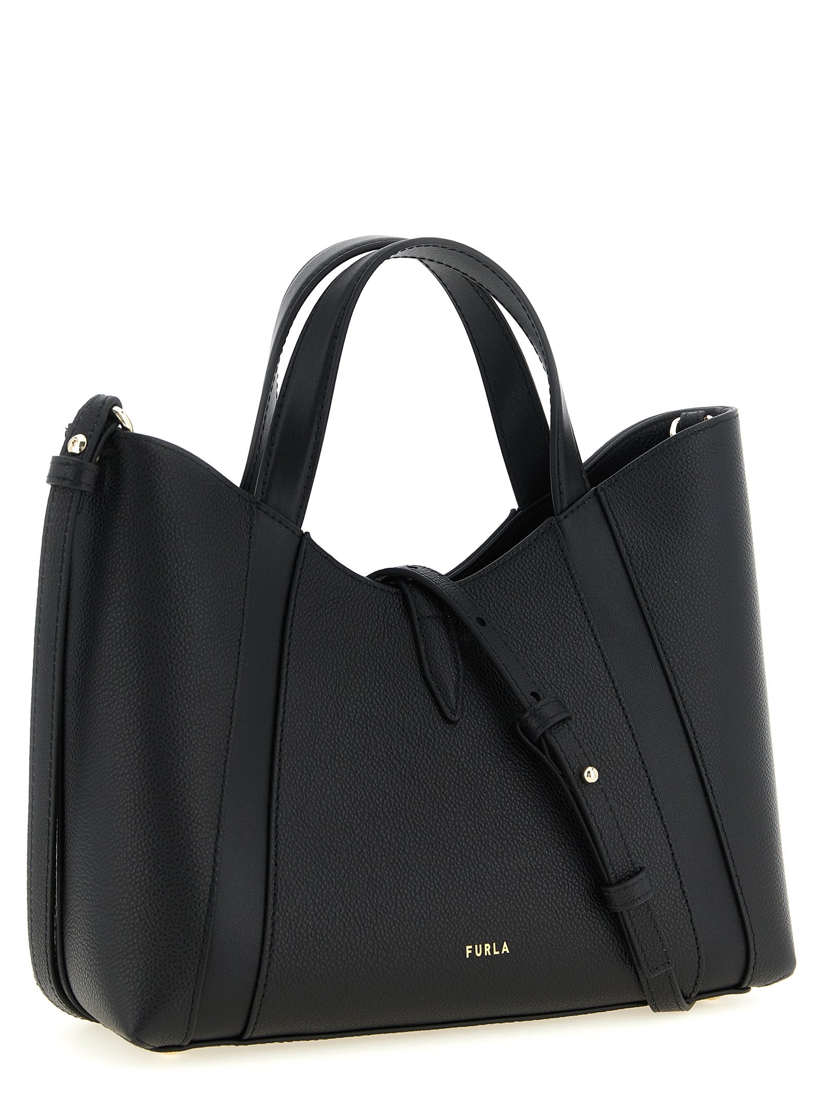 Black Calfskin Tote Bag