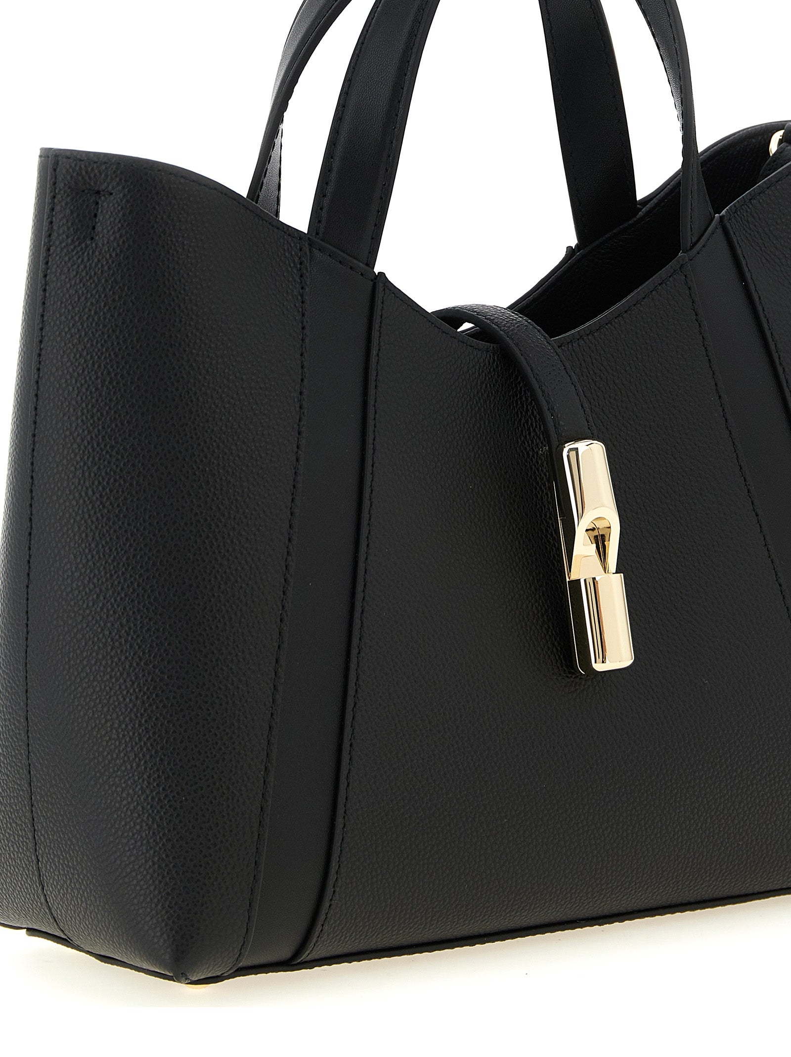 Black Calfskin Tote Bag