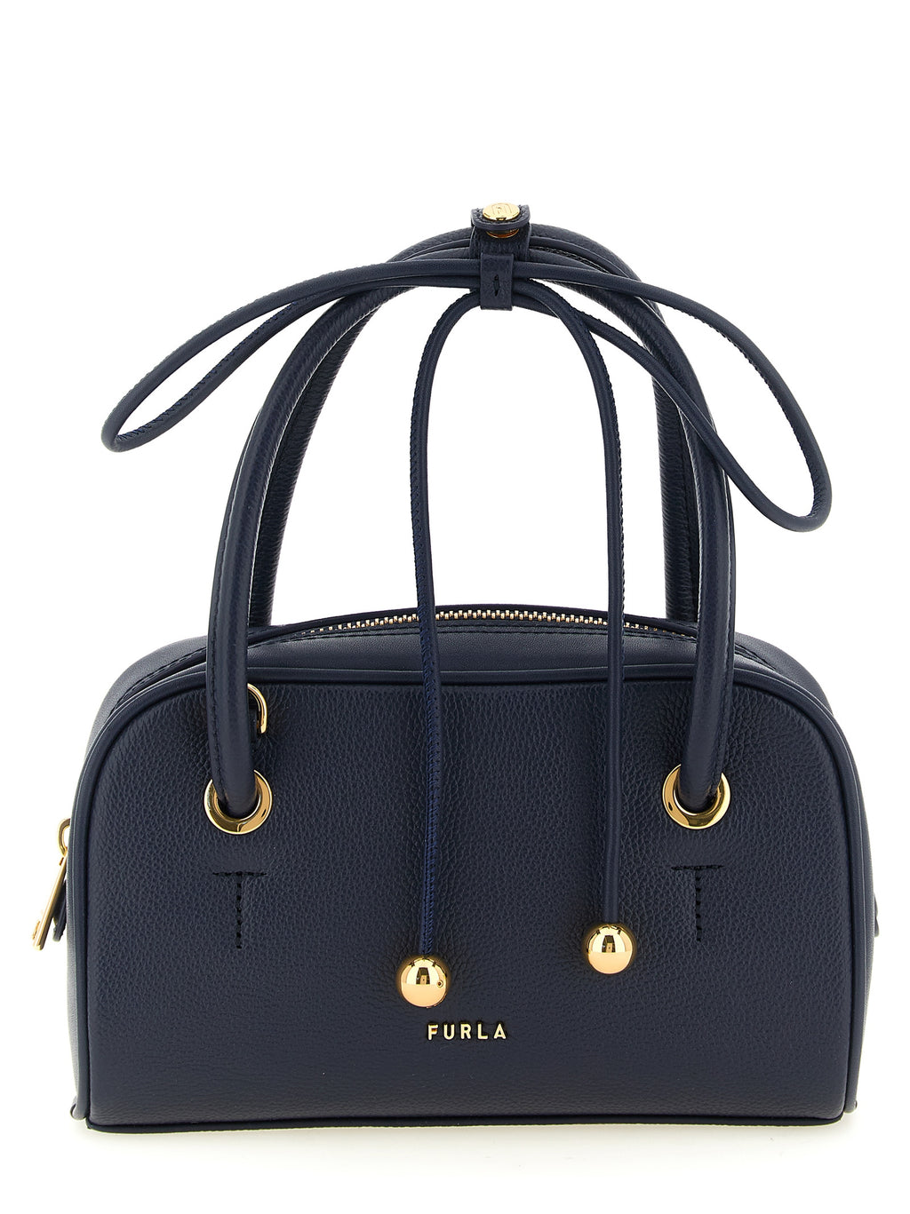 Blue Calfskin Handbag