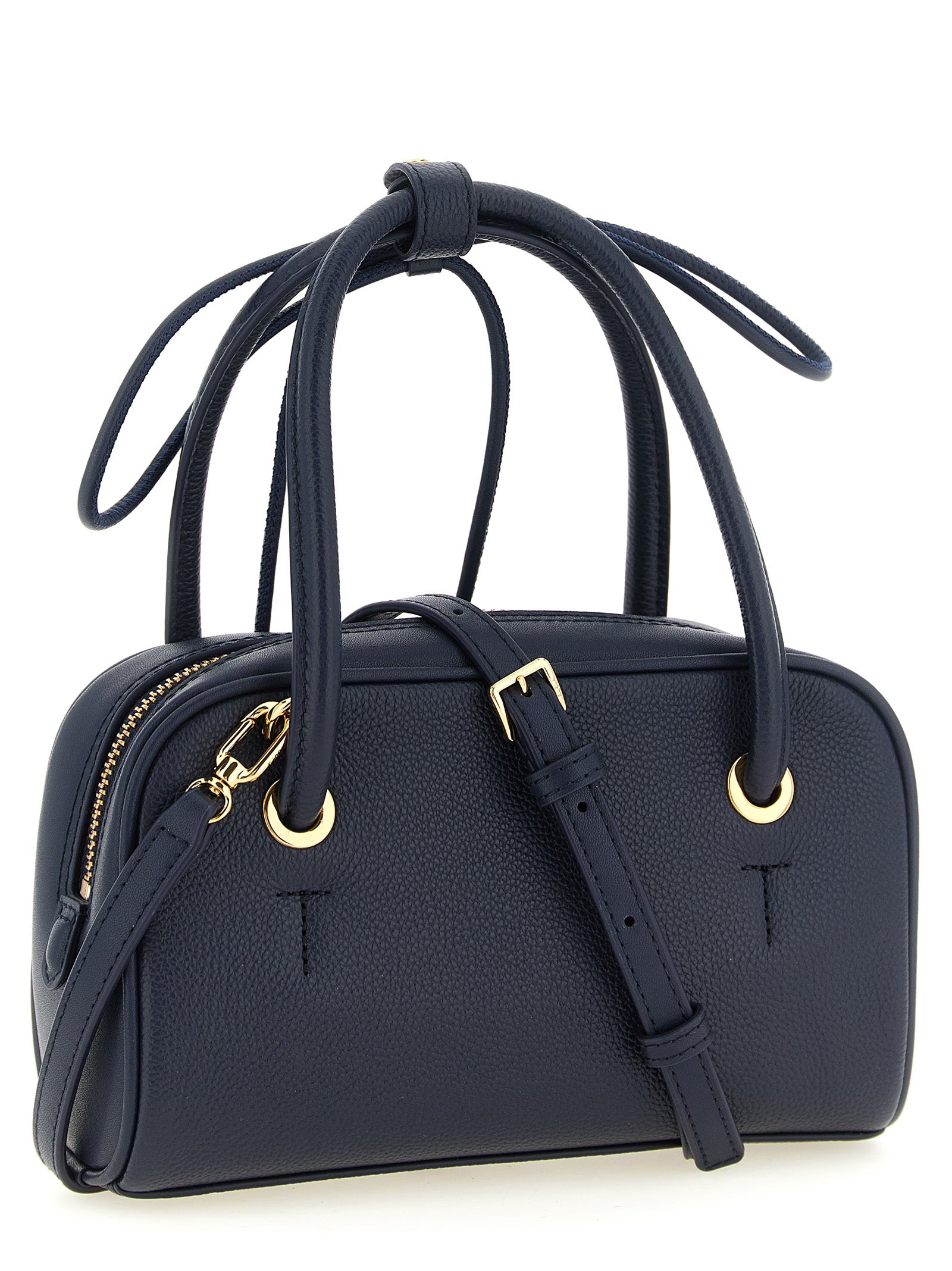 Blue Calfskin Handbag