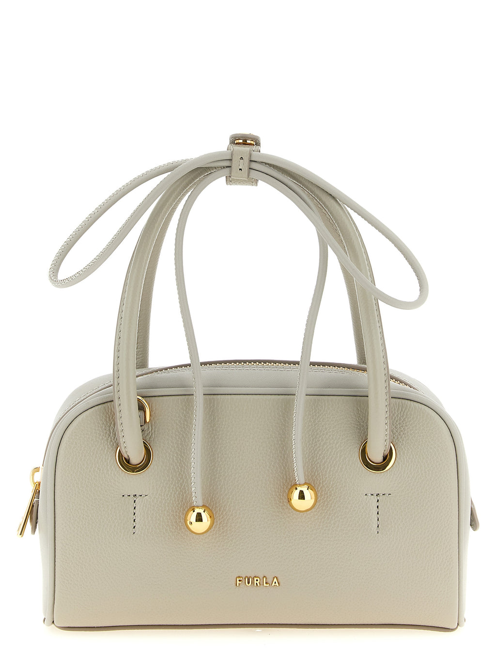 Gray Calfskin Handbag