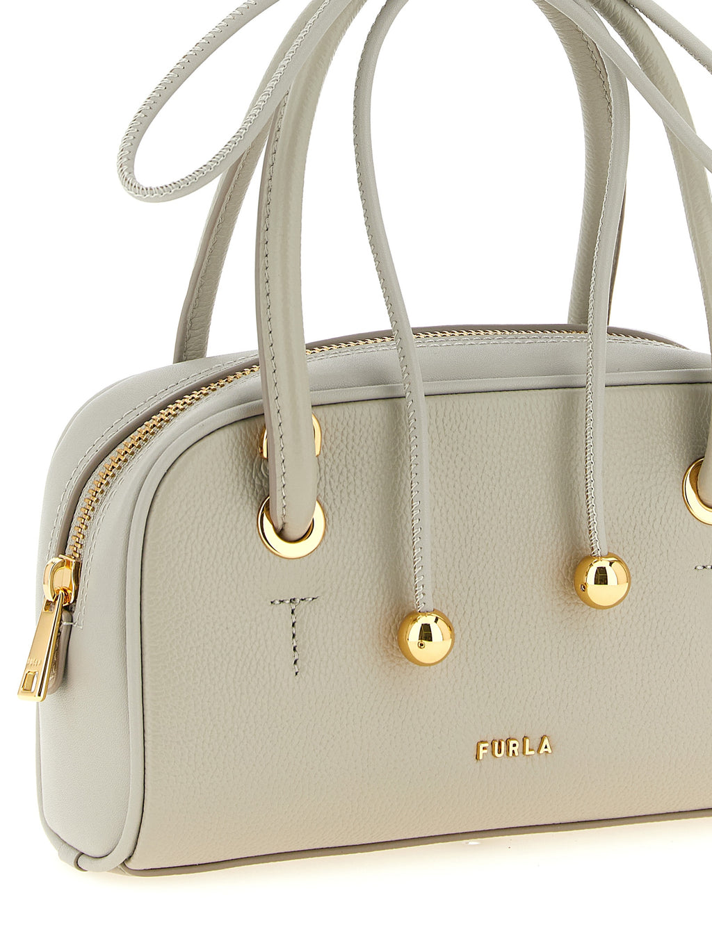 Gray Calfskin Handbag