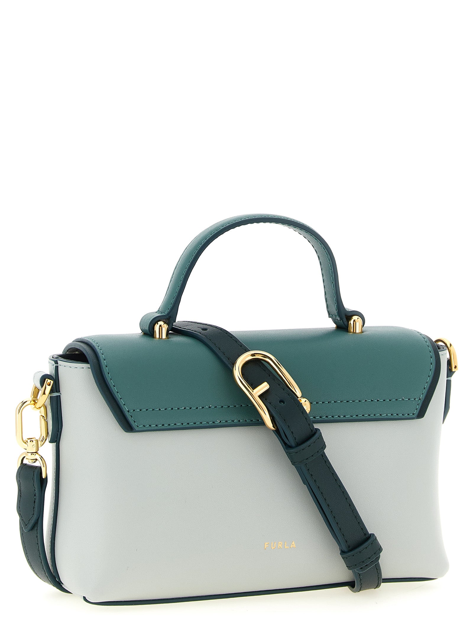 Bicolor Calfskin Handbag