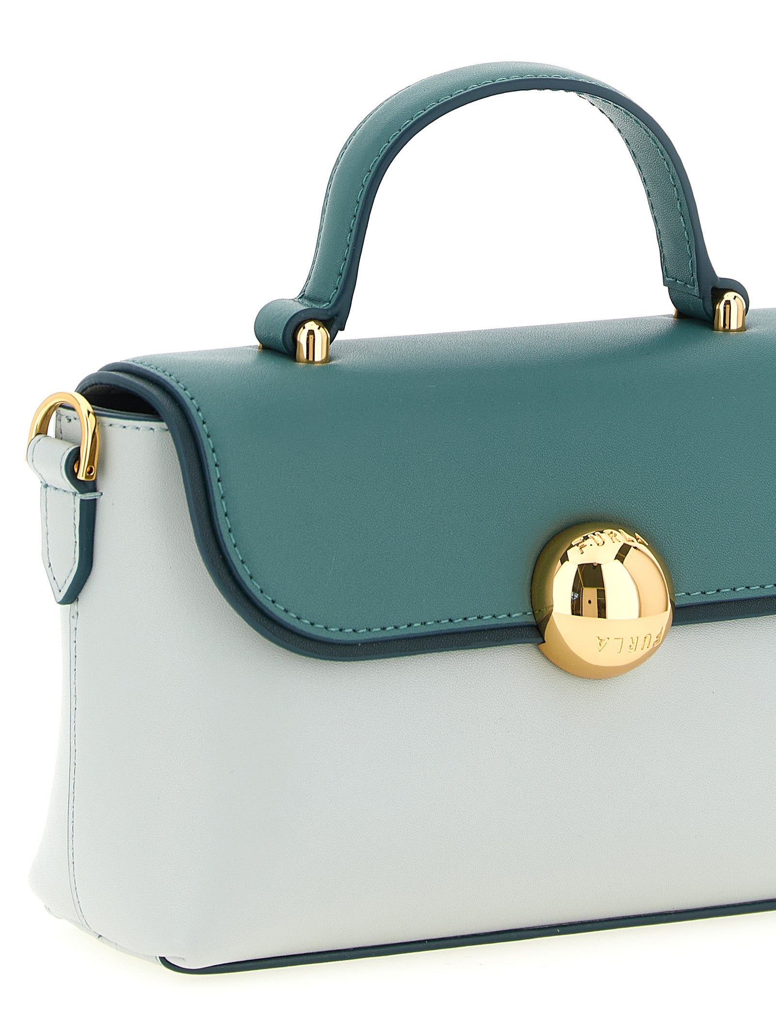 Bicolor Calfskin Handbag
