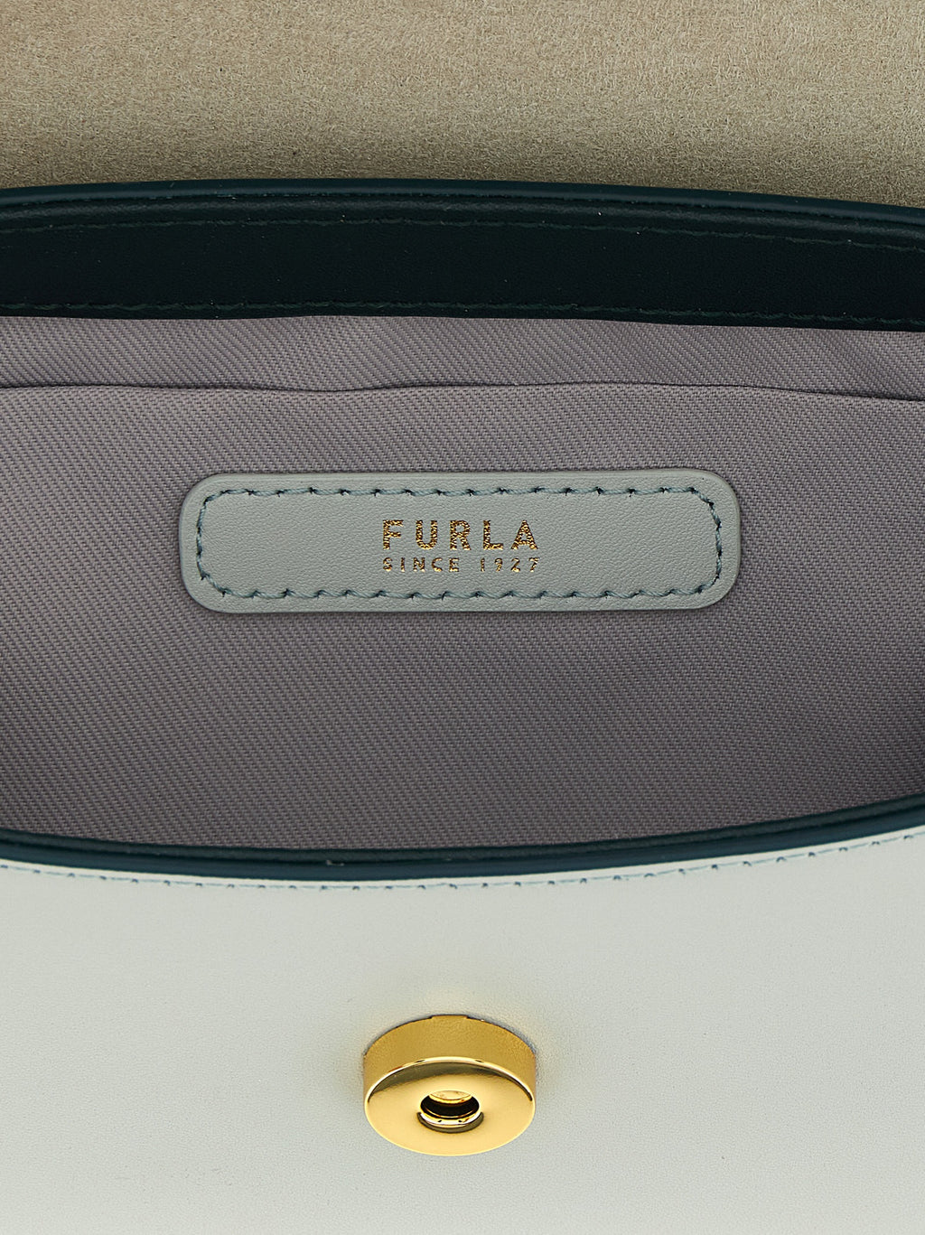 Bicolor Calfskin Handbag