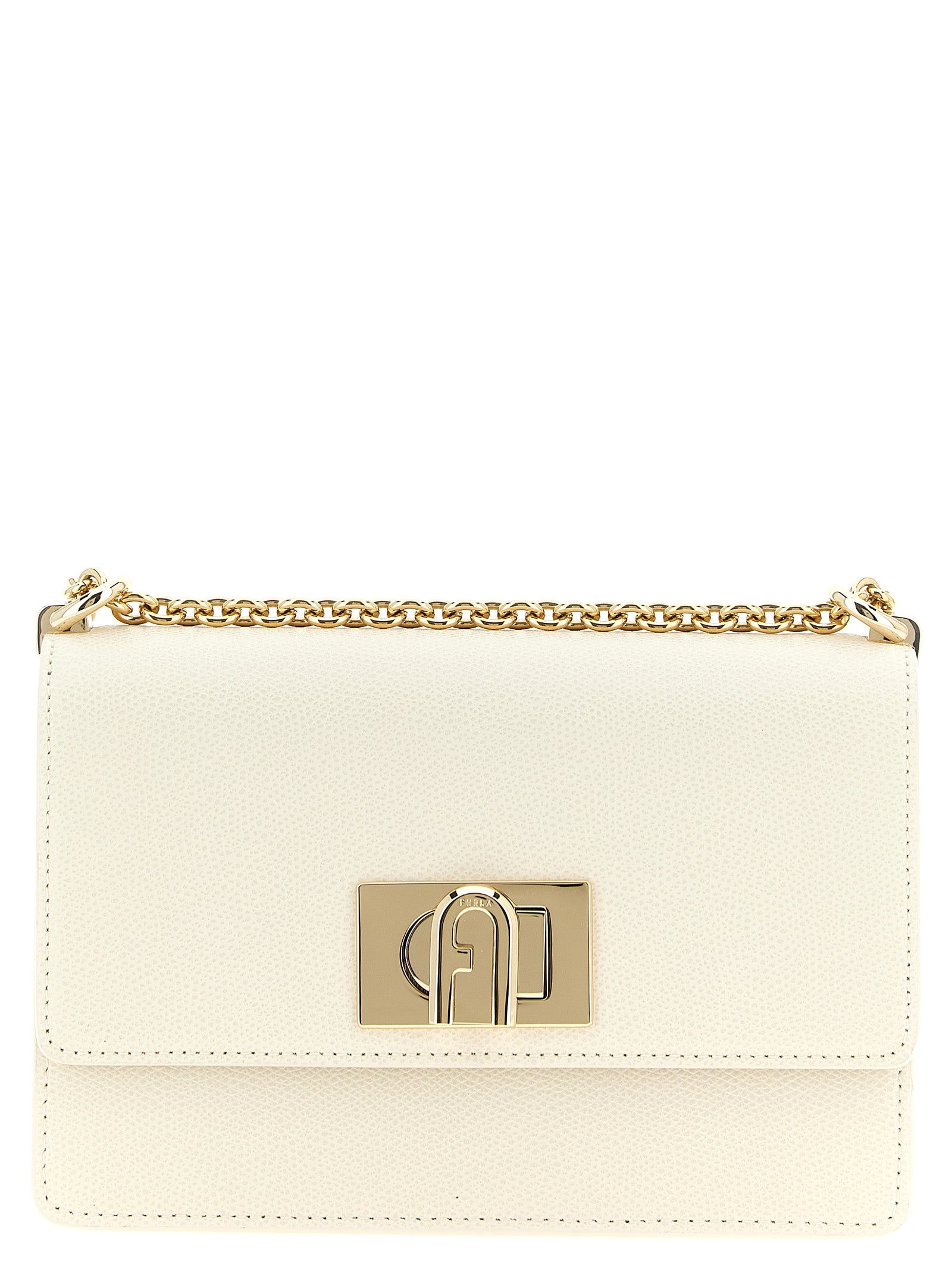 White Calfskin Crossbody Bag