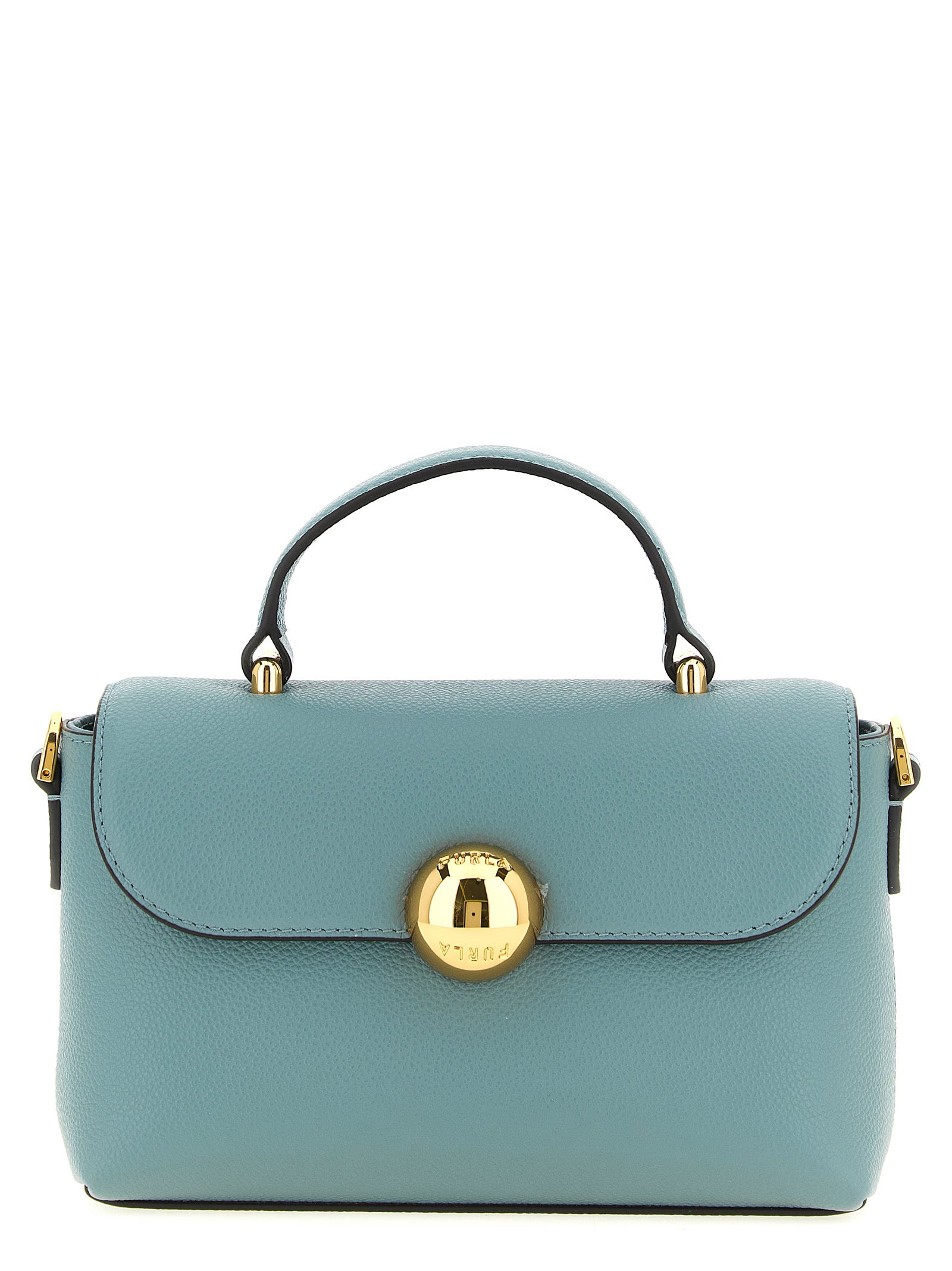 Blue Calfskin Handbag