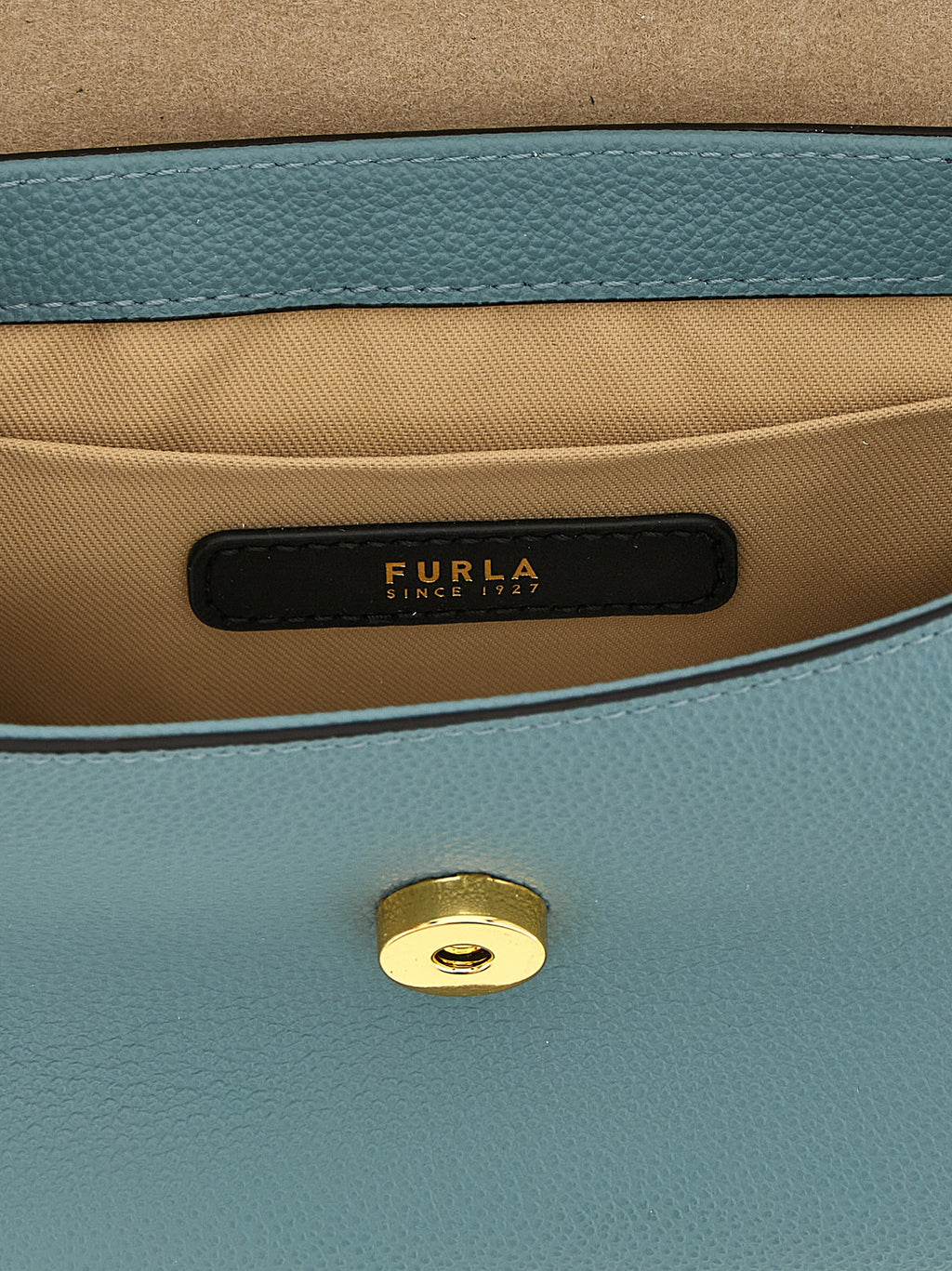 Blue Calfskin Handbag