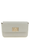 Gray Calfskin Crossbody Bag
