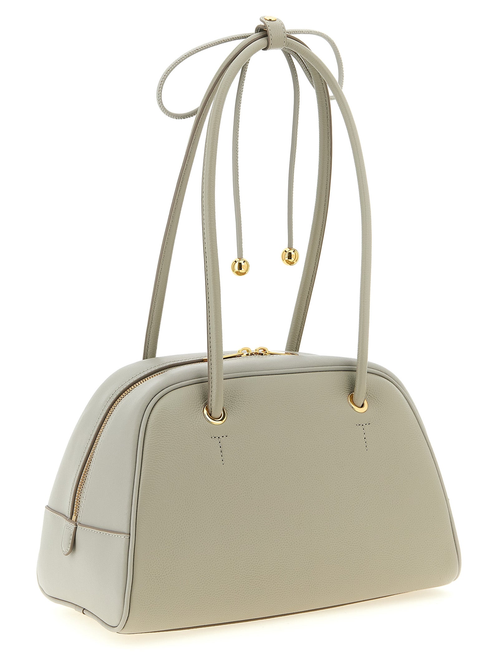 Gray Calfskin Handbag