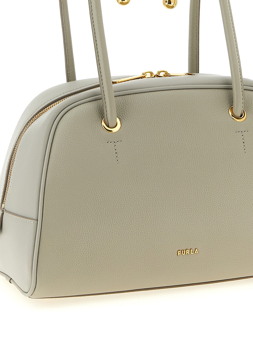 Gray Calfskin Handbag