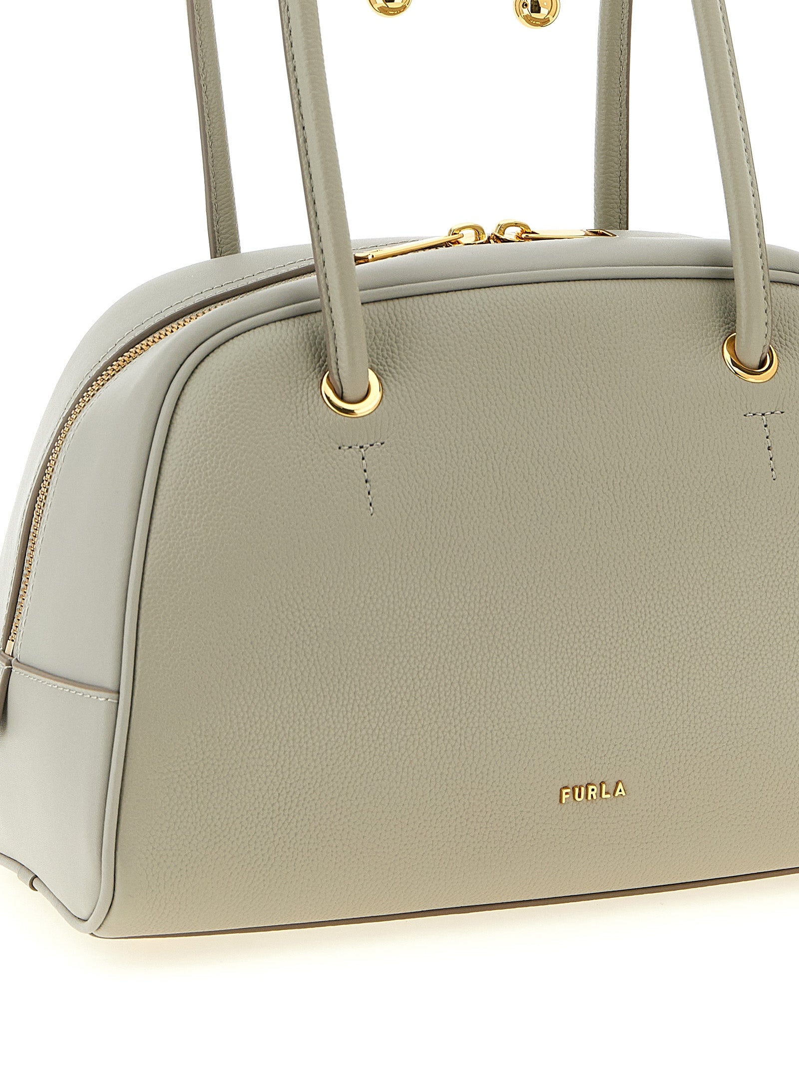 Gray Calfskin Handbag