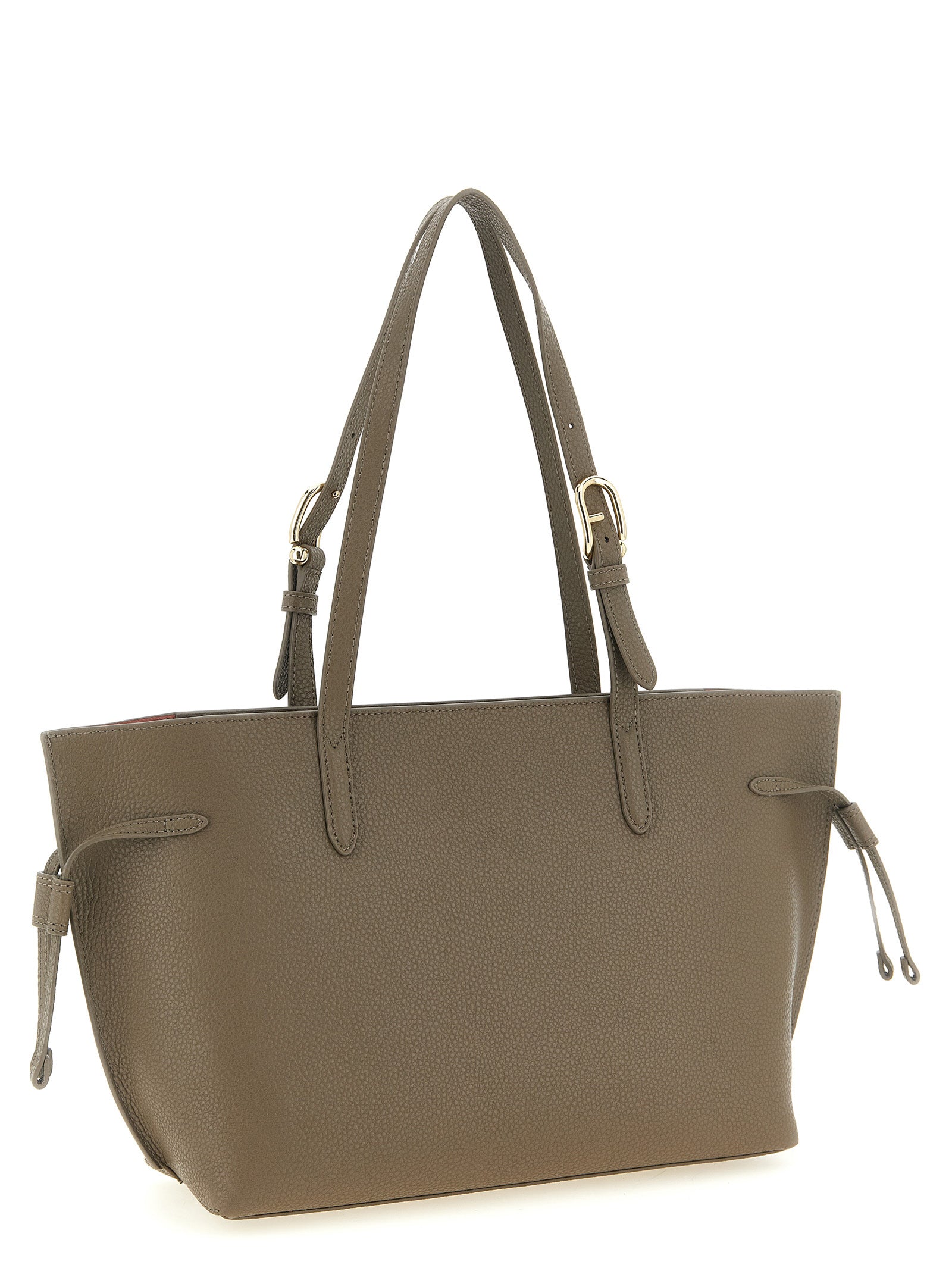 Gray Calfskin Tote Bag