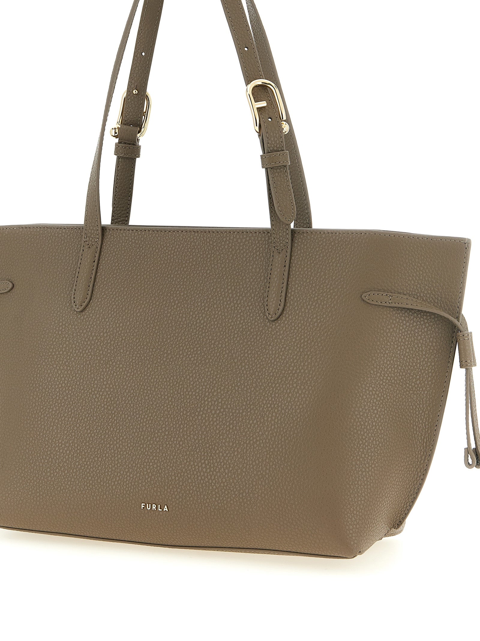 Gray Calfskin Tote Bag