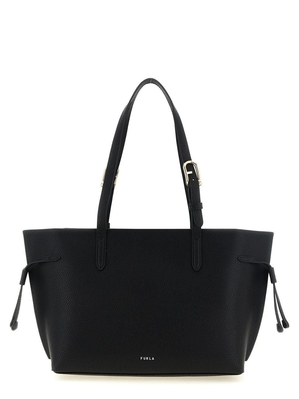 Black Calfskin Tote Bag