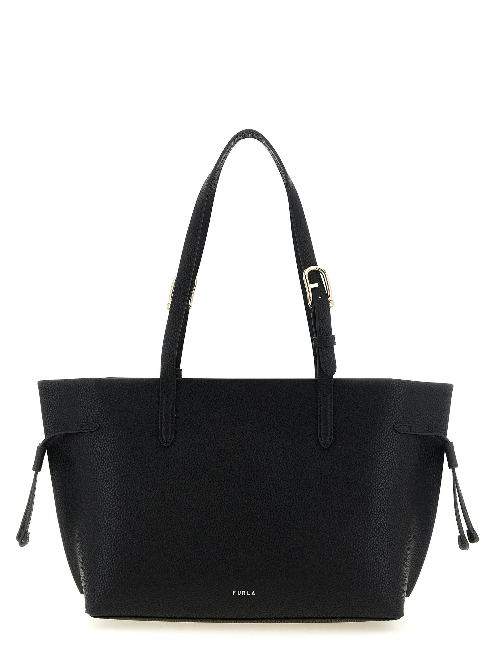 Black Calfskin Tote Bag