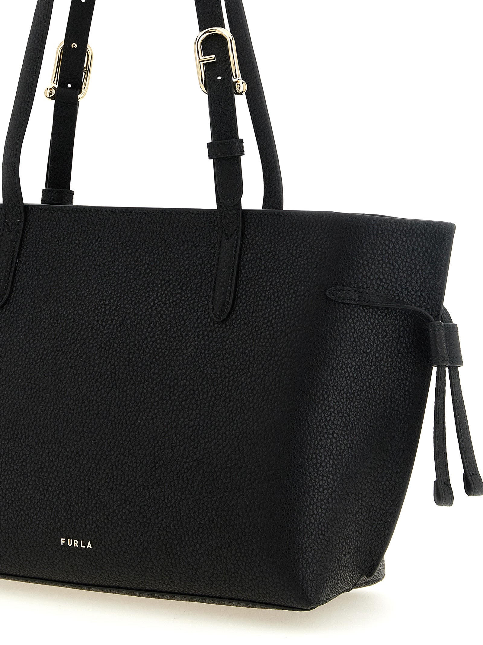 Black Calfskin Tote Bag
