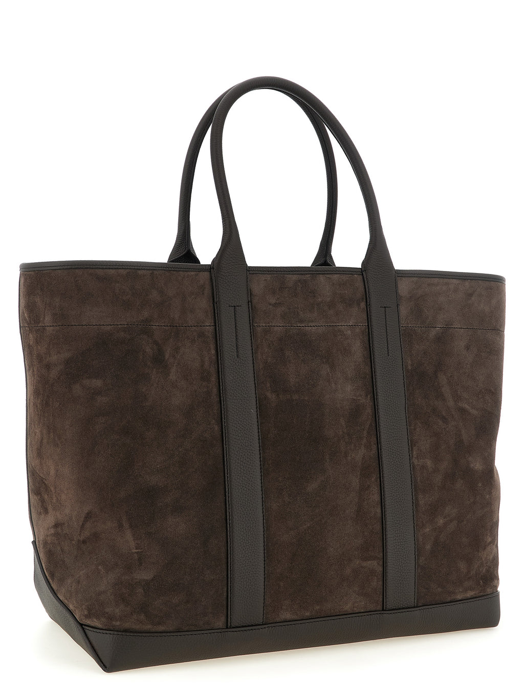 Brown Calfskin Tote Bag