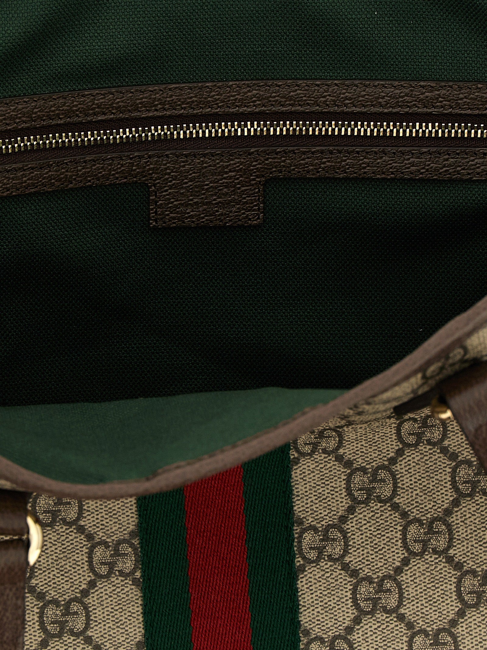 Brown Polyethylene Tote Bag