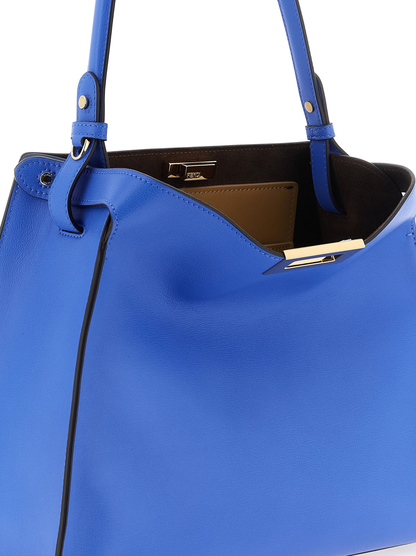 Blue Calfskin Handbag