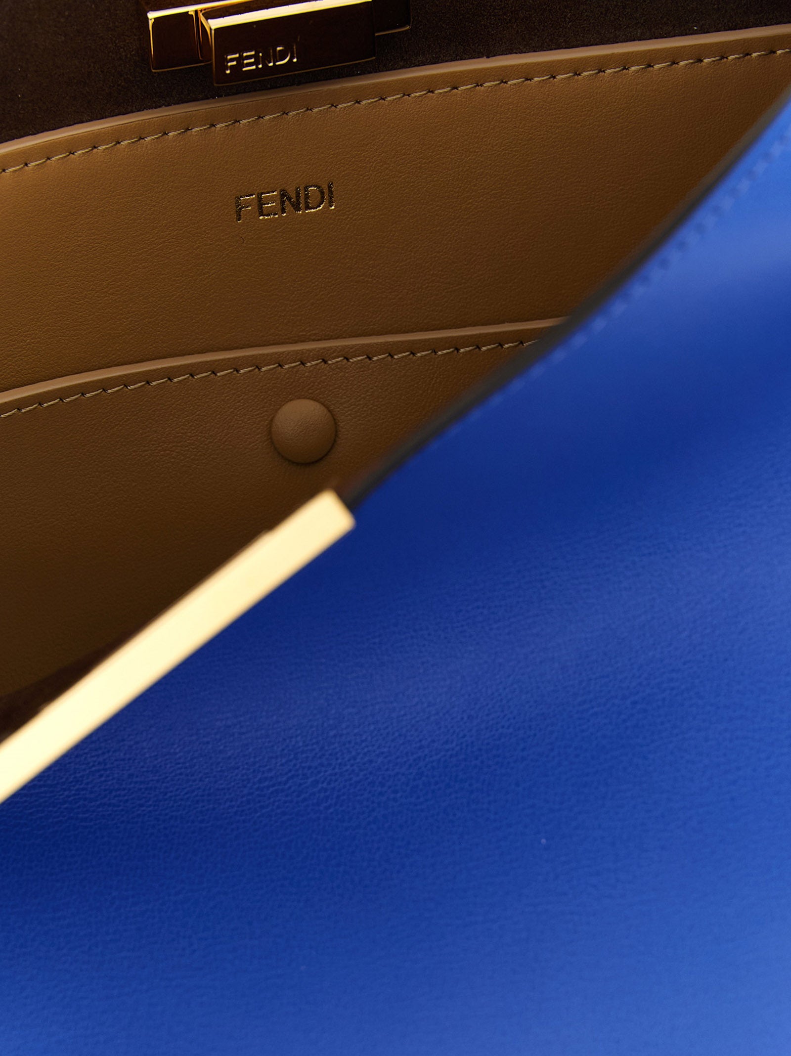 Blue Calfskin Handbag