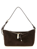 Brown Calfskin Shoulder Bag