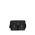 Black Polyamide Shoulder Bag