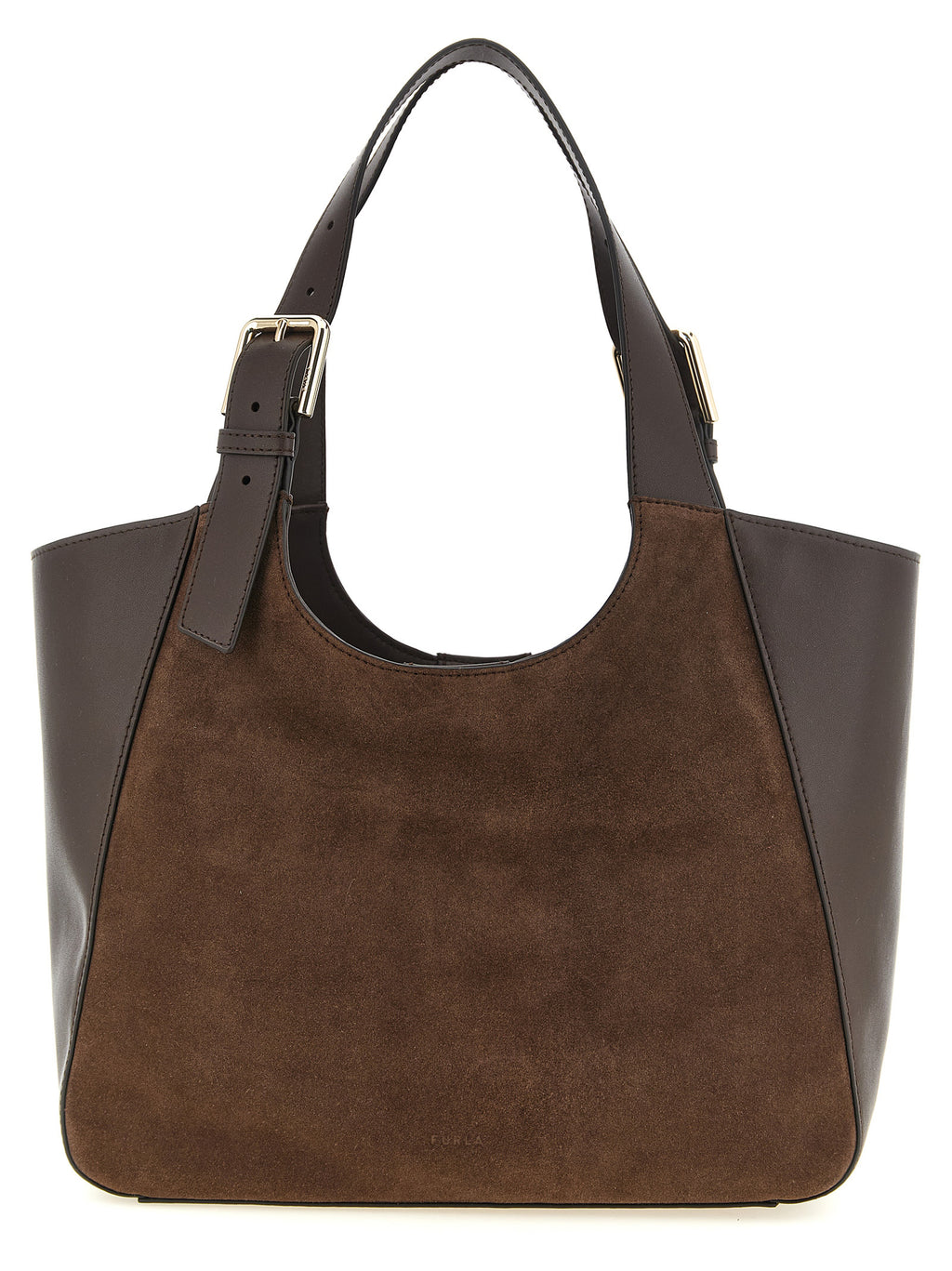 Brown Calfskin Tote Bag