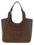 Brown Calfskin Tote Bag