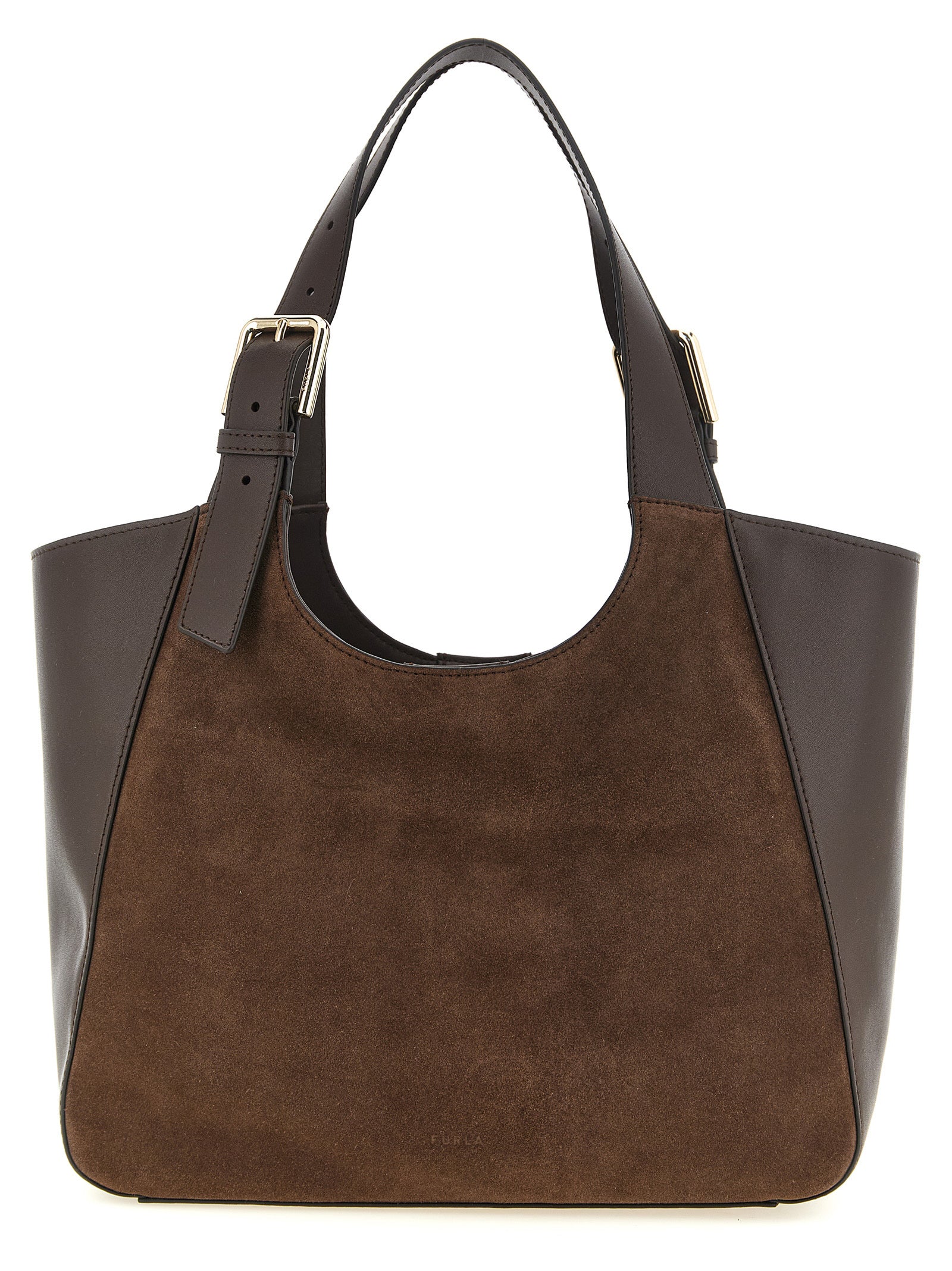 Brown Calfskin Tote Bag