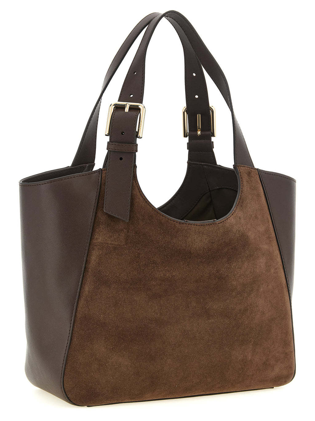 Brown Calfskin Tote Bag