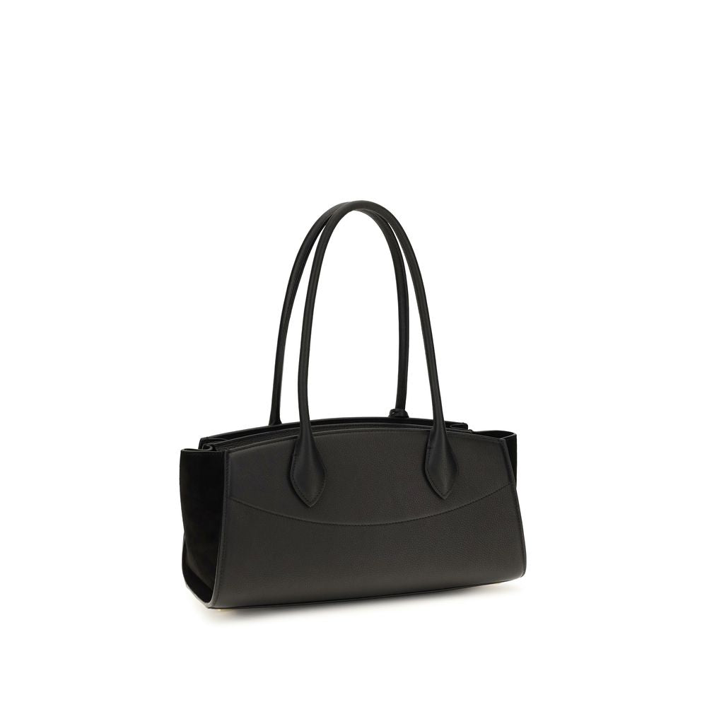 Black Calf Leather Bos Taurus Shoulder Bag