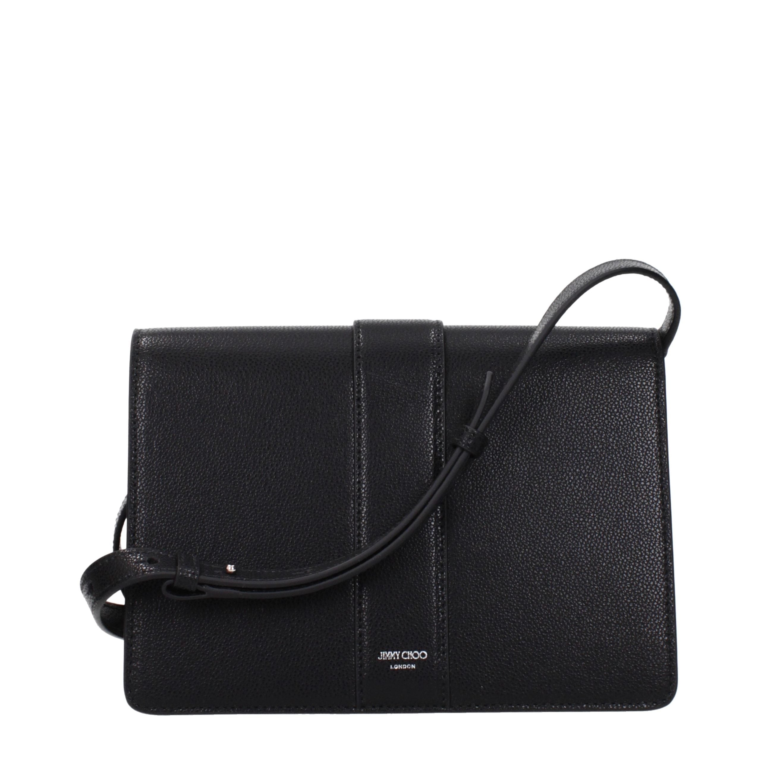 Black Leather Crossbody Bag
