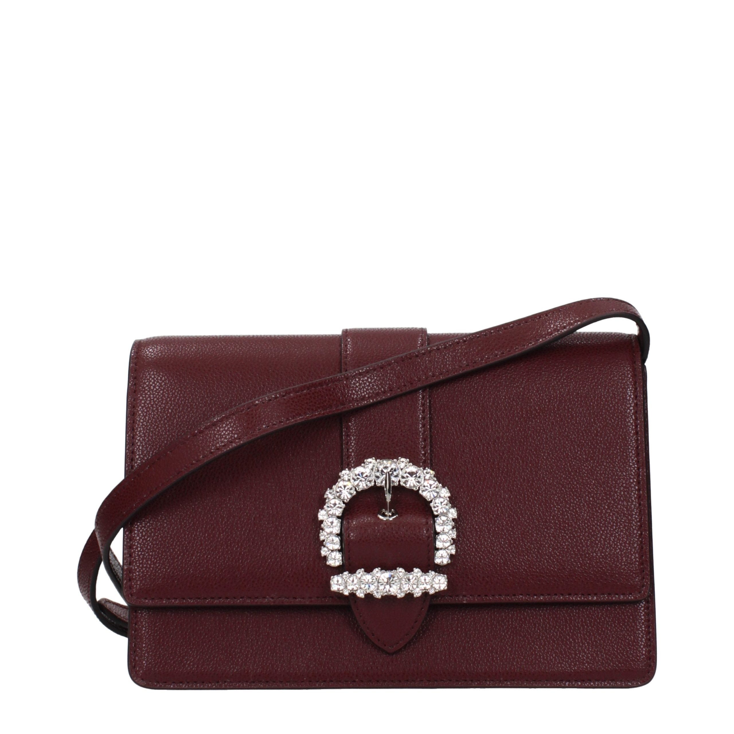 Red Leather Crossbody Bag