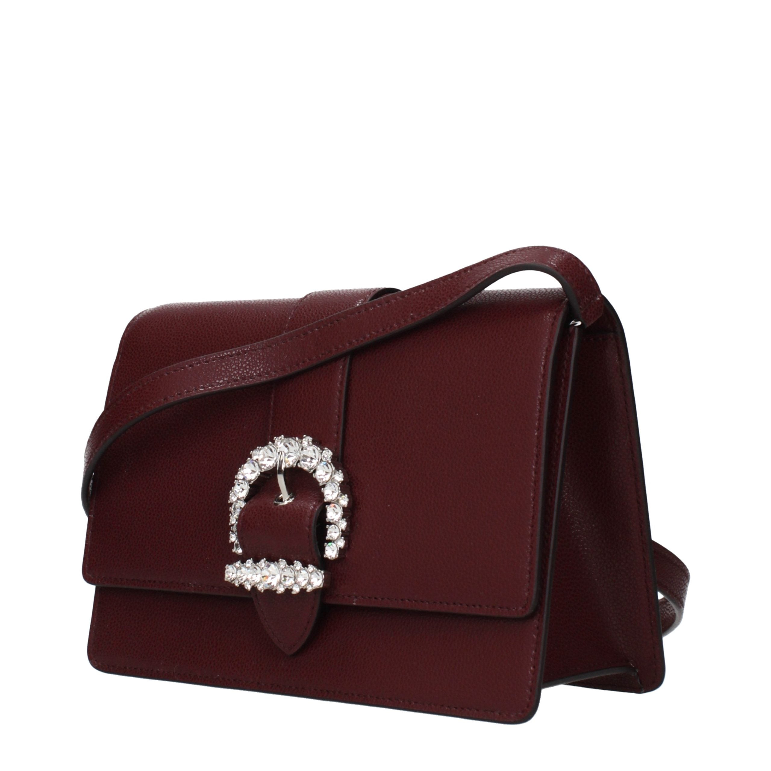 Red Leather Crossbody Bag