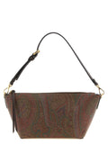 Brown Cotton Crossbody Bag
