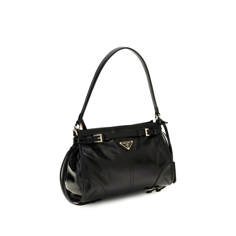 Black Calf Leather Bos Taurus Handbag