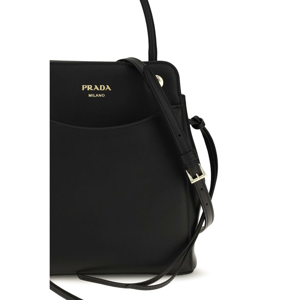 Black Calf Leather Bos Taurus Shoulder Bag