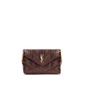 Bordeaux Lamb Leather Shoulder Bag