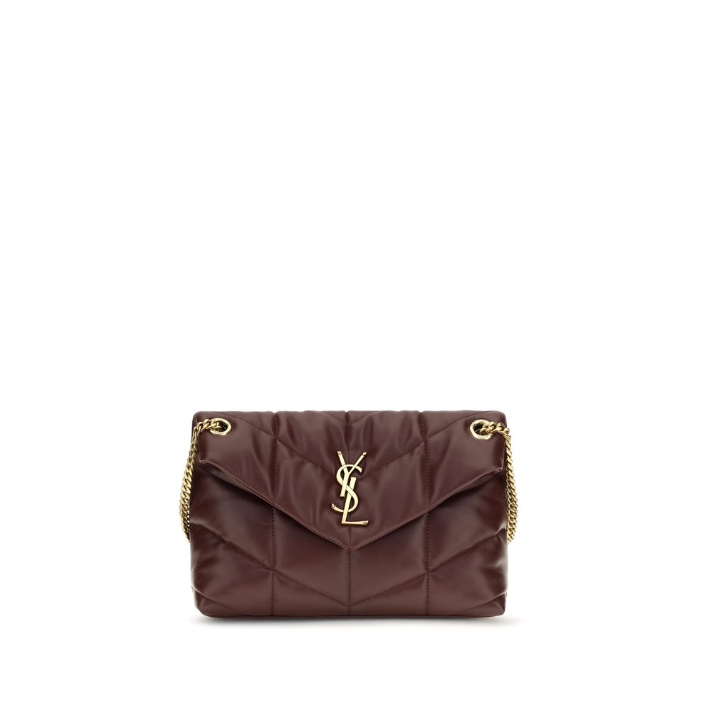 Bordeaux Lamb Leather Shoulder Bag