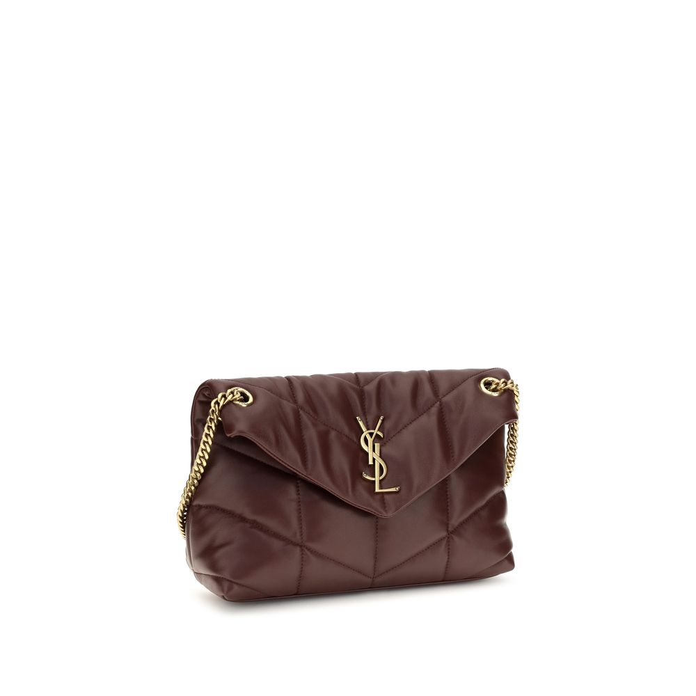 Bordeaux Lamb Leather Shoulder Bag