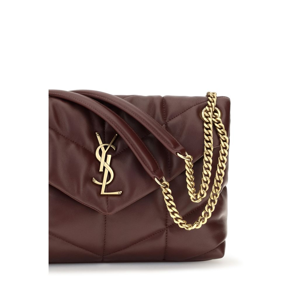 Bordeaux Lamb Leather Shoulder Bag