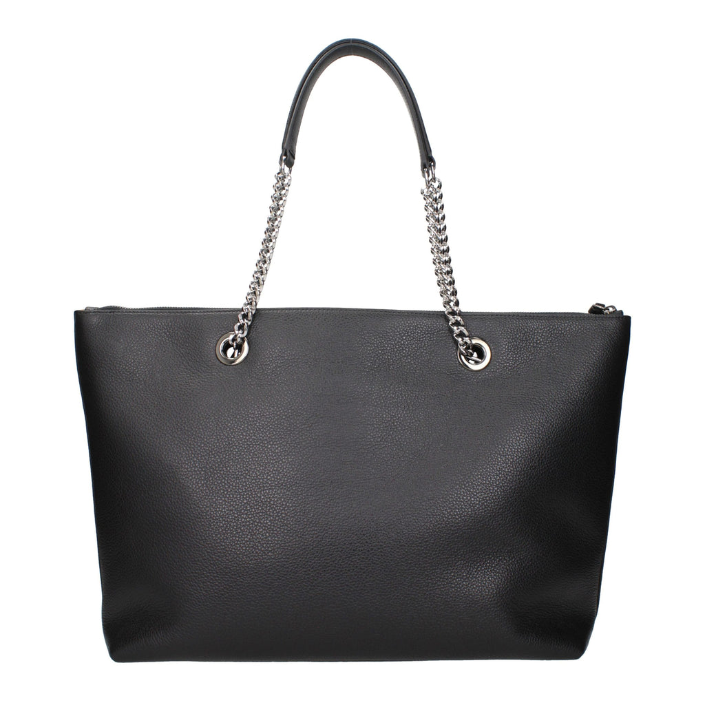 Black Leather Shoulder Bag