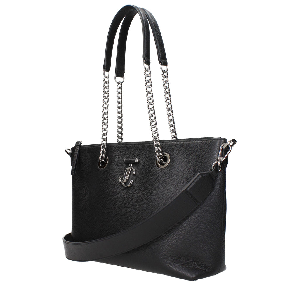 Black Leather Shoulder Bag