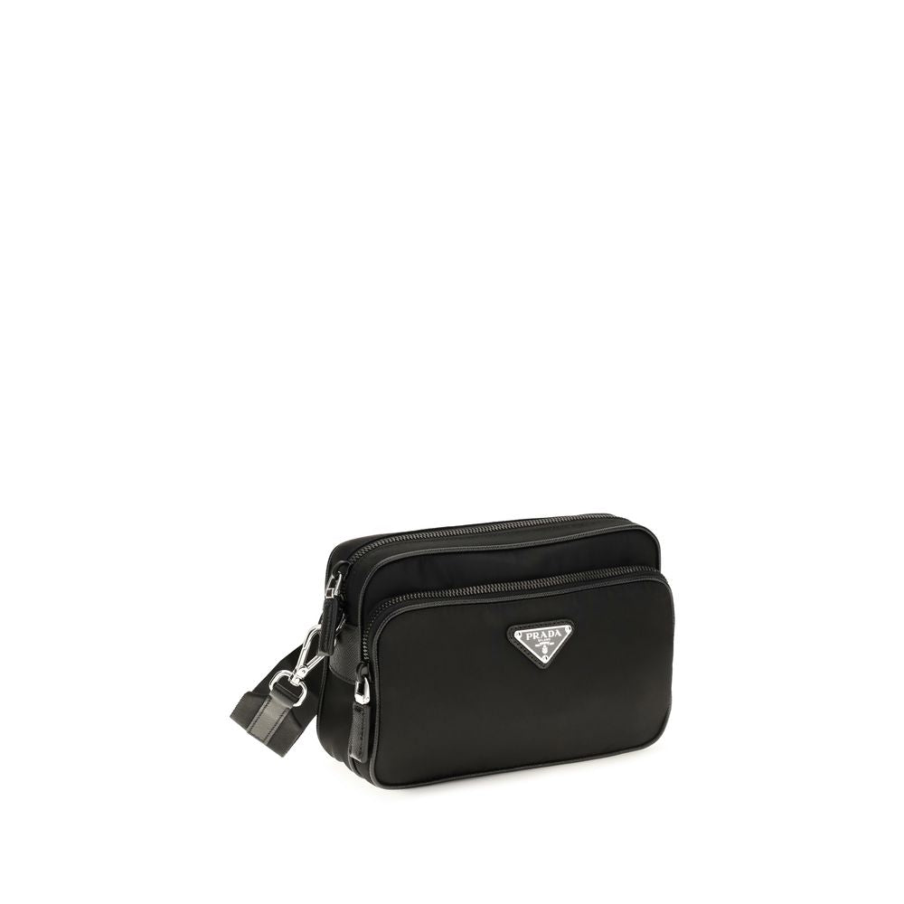 Black Nylon Shoulder Bag