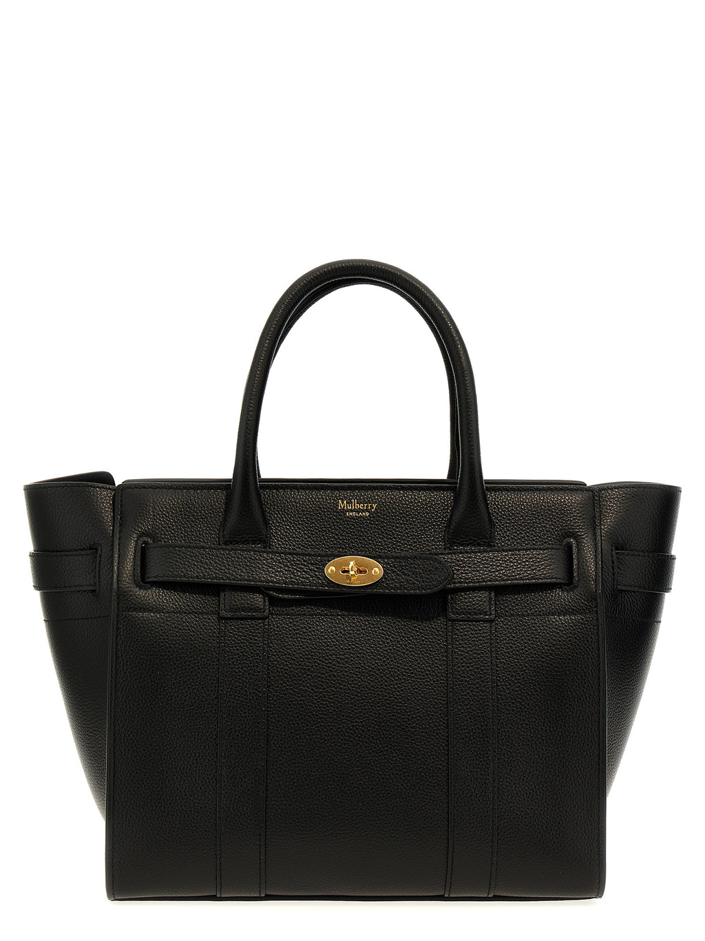 Black Calfskin Tote Bag