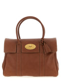 Brown Calfskin Shoulder Bag