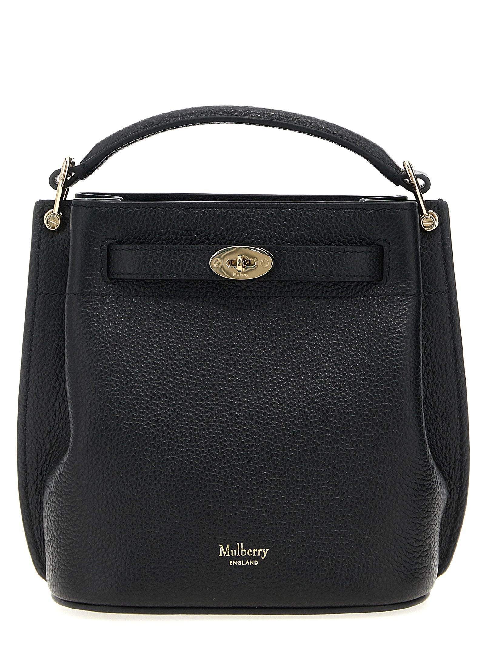 Black Calfskin Crossbody Bag