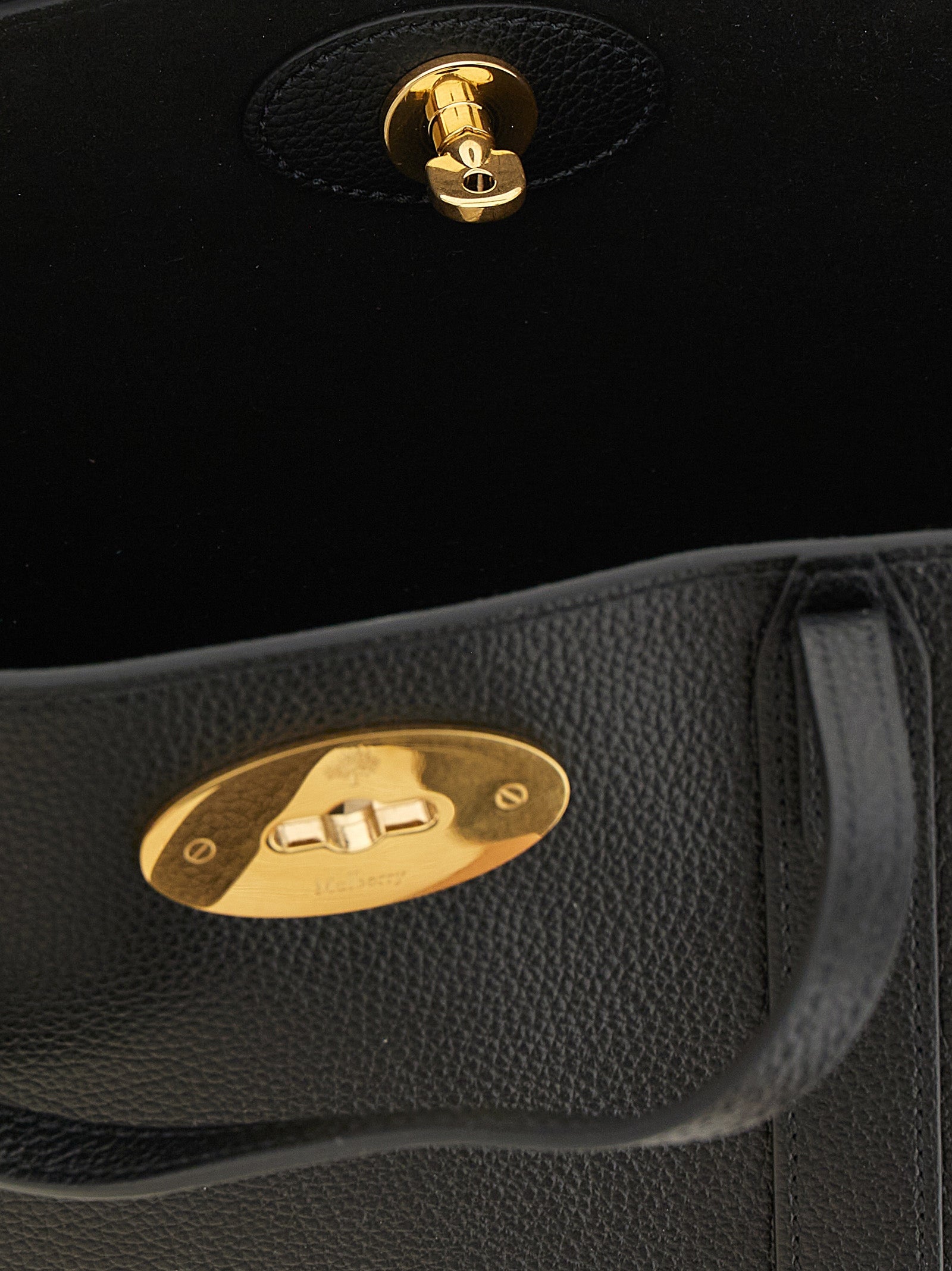 Black Calfskin Tote Bag