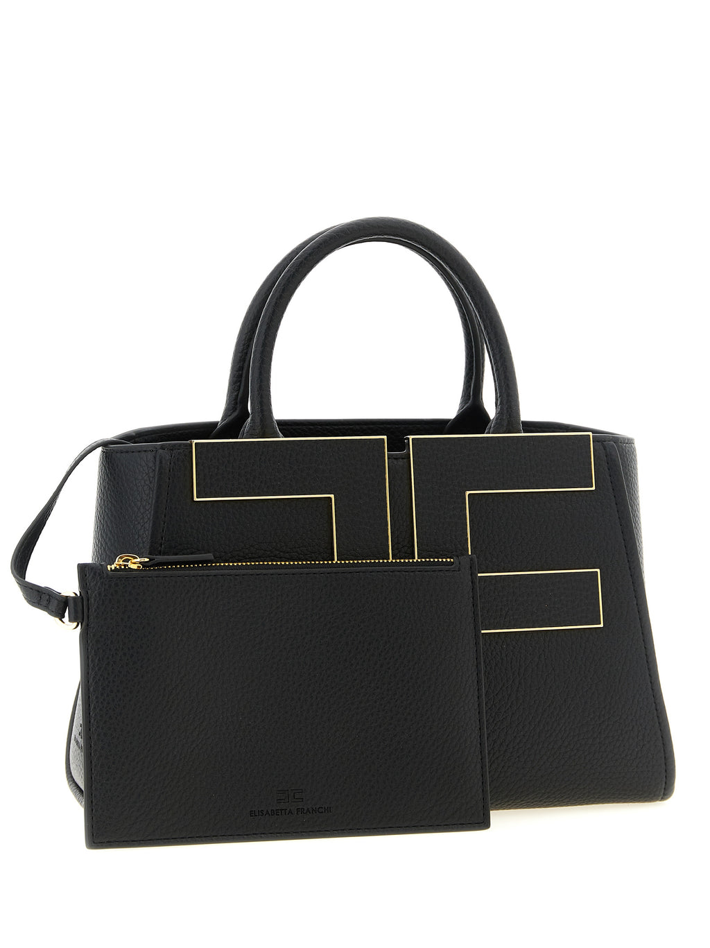 Black Polyester Tote Bag